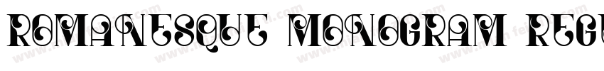 Romanesque Monogram Regular字体转换